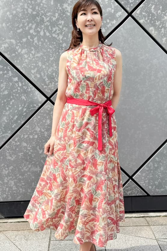 【ストレッチシフォン】ジェネシス ロングマーメイドワンピース