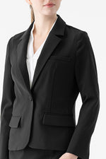 Smart Stretch Black 3-Pocket Tailored Jacket