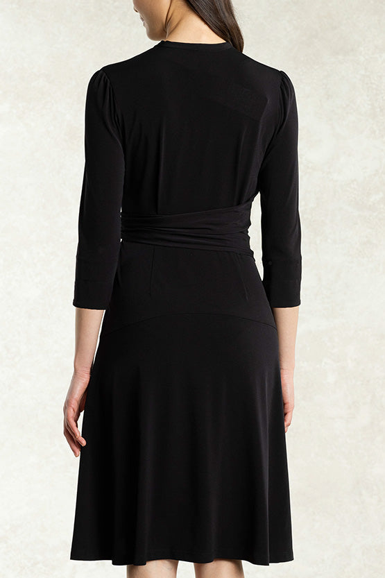 Black Cache-Coeur Dress