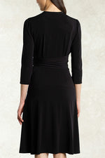 Black Cache-Coeur Dress