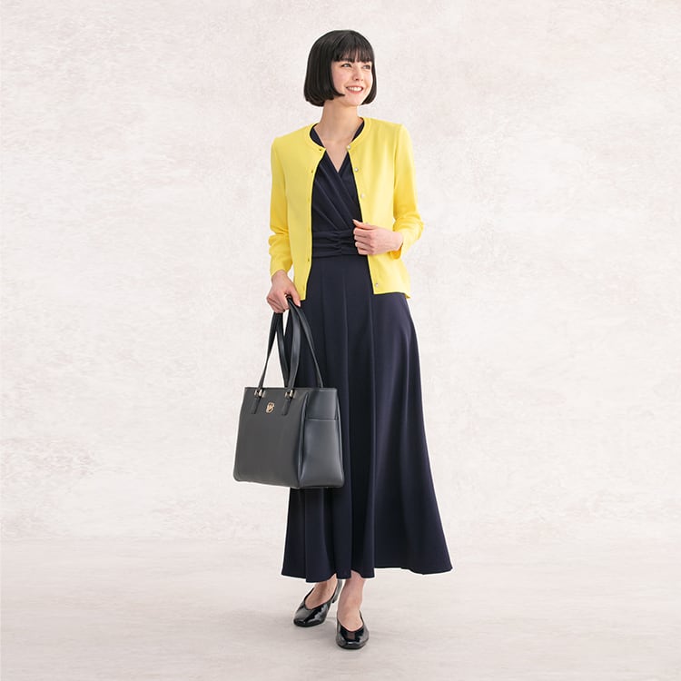 Add a playful touch to your adult look with fresh yellow