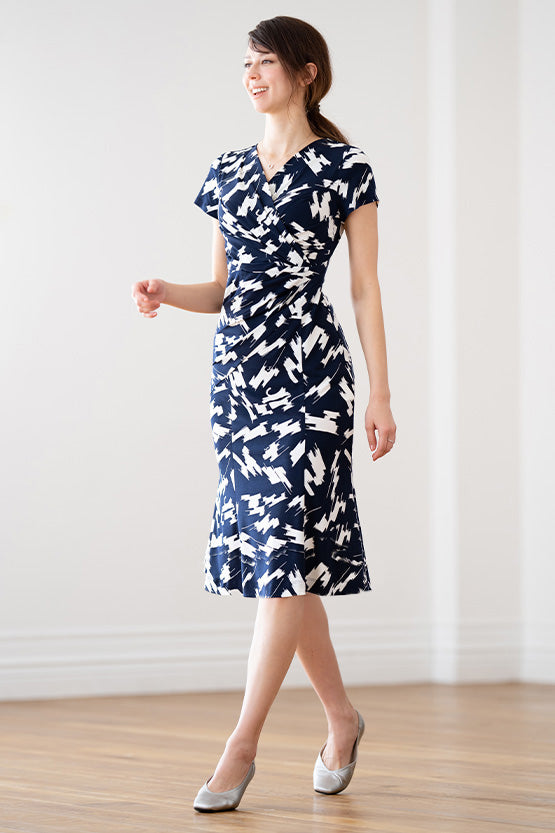 Hidden Cat Gather Dress