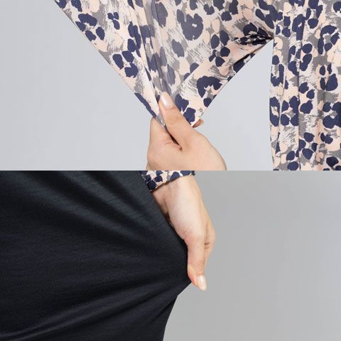 ストレッチする“微”裏起毛