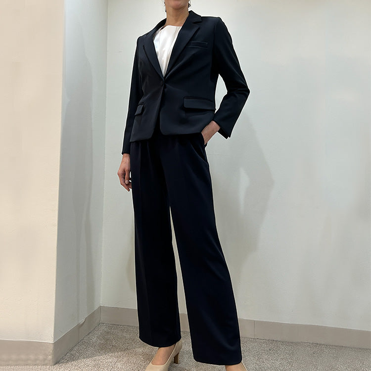 【スマートストレッチ】ワイドパンツ