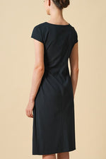 Smart Stretch: Smart Stretch Dark Navy Sash T-Dress