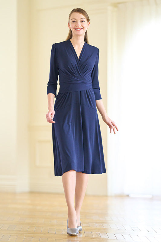 4-Way Stretch:  Cache-Coeur Dress