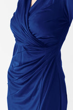 Ice Jersey Gathered Dress