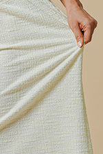 White Lamé Tweed Ceremony Suit Set