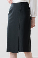 【ストレッチジャカード】ジオ ラップ風スカート