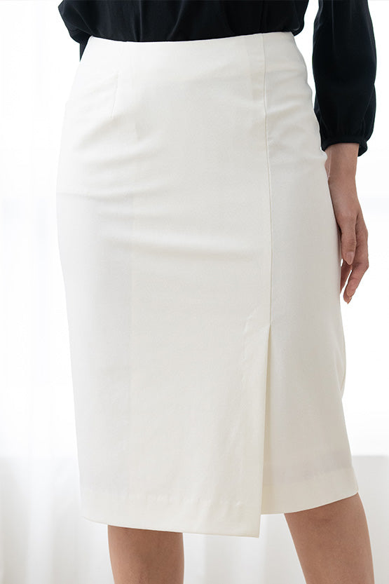 【ストレッチジャカード】ジオ ラップ風スカート