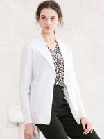 White Shawl Collar Cardigan