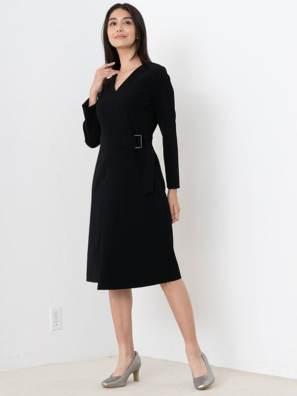 Black Belted Dress
