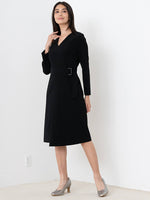 Black Belted Dress