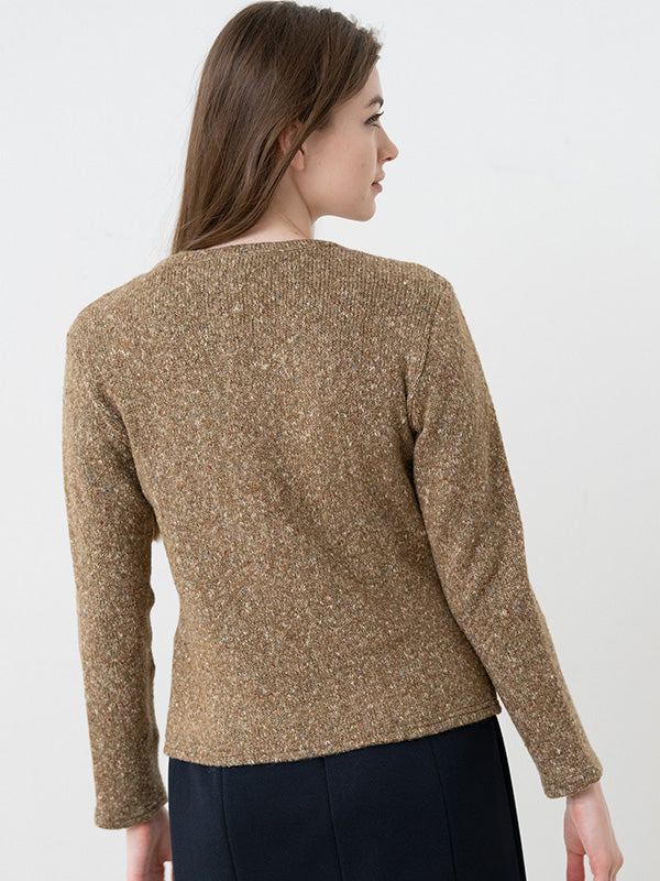 キャメル カーディガン