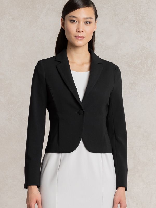 Black Short Tailored Jacket