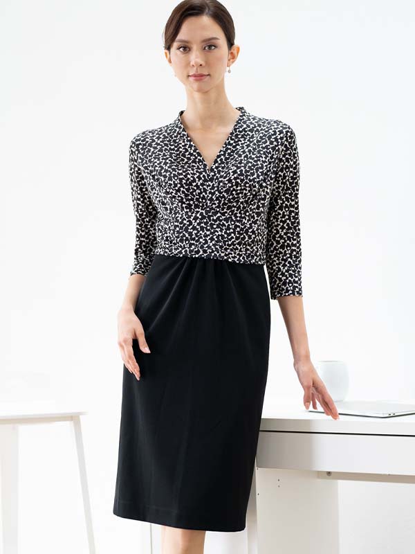 Sunny Egg x Black Docking Shell Dress