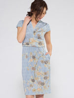 Silk Hana Asagi Shell Dress