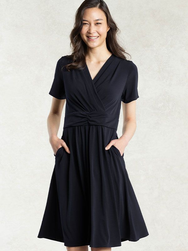 Navy Marilyn Dress
