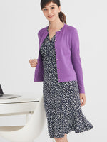 Navy Pluie Gather Dress