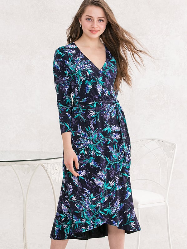 Navy Aroma Andalusia Dress