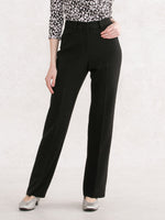 Starry Black Straight Pants