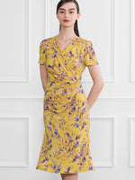 Gold Harvest Gather Dress