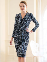 ネイビーラベンダー ヴィーナスワンピース