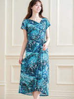 Long Gathered Dress