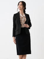 Black Stretch Blazer Jacket