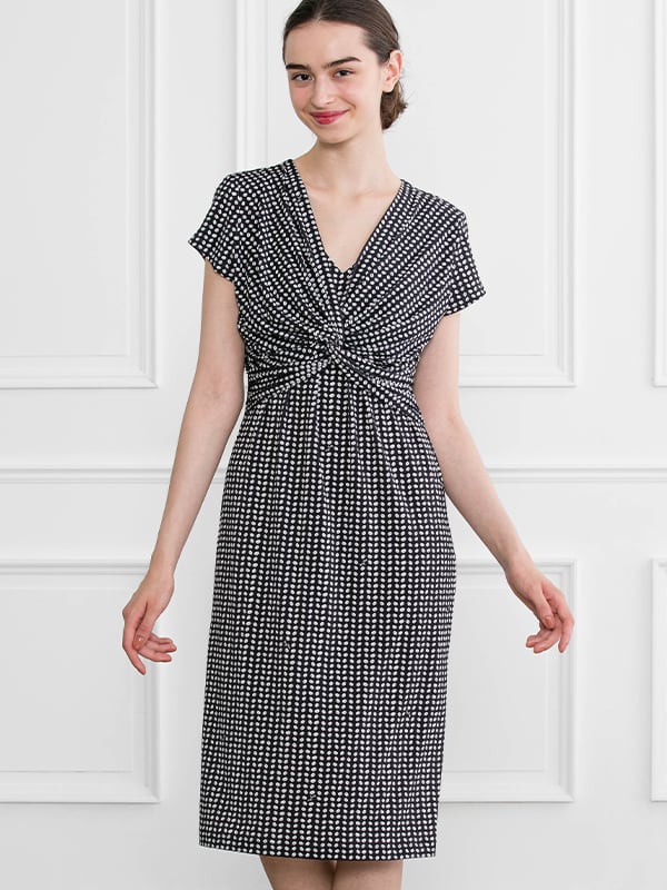 Iced Coffee Twist Dress