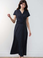 Long Length:Navy Long Marilyn Dress
