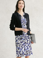 Blue Goldfish Midi Gather Dress
