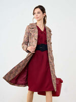 キャメルキリン 中綿トレンチコート