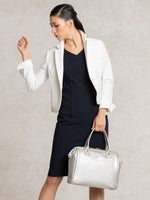 White Short Tailored Jacket