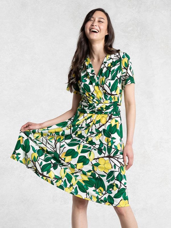 Lemon Marilyn Dress