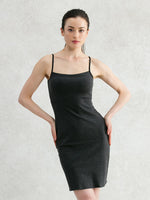 【Padded】Charcoal Gray Shape-supporting Underdress