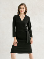 Black Belted Dress