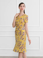 Gold Harvest Gather Dress