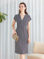 Iced Coffee Twist Dress