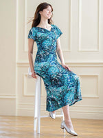 Long Gathered Dress