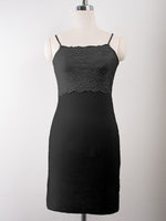 Black Lace Shape-Supporting Underdress