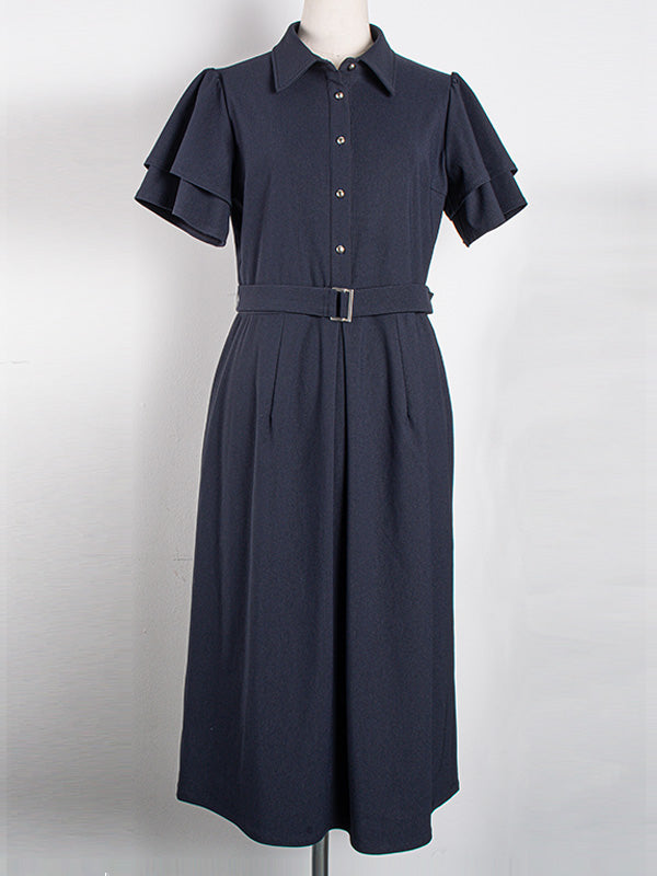 Navy Shirt Dress