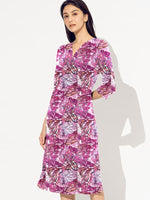 Pink Caribbean Gather Dress