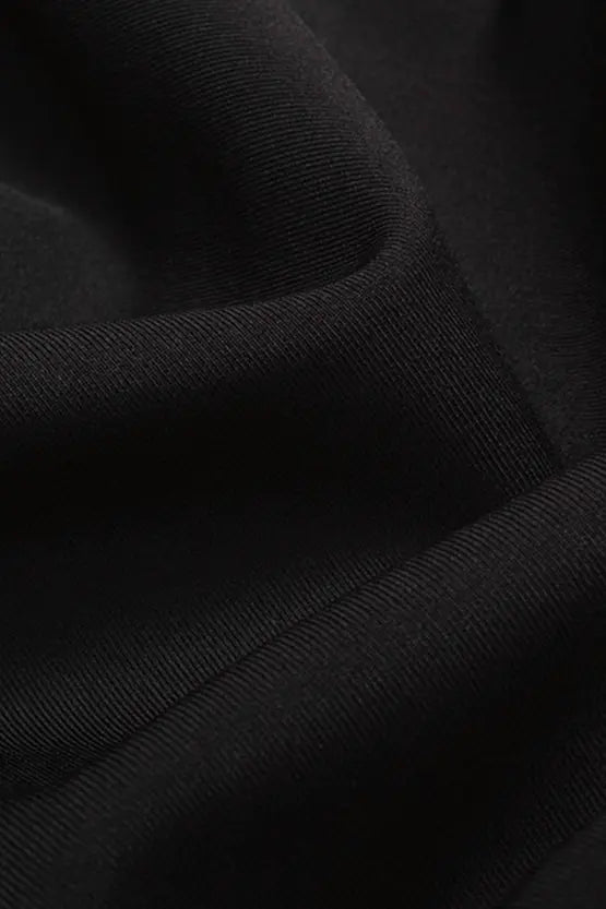 Cut Jacquard x Space Material: Decollete Tuck Dress