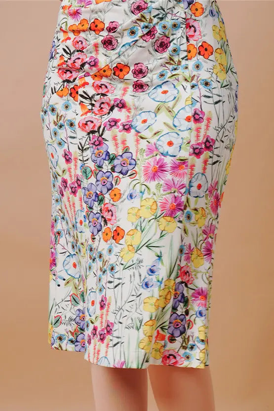 【ストレッチジャージー】ギャザーワンピース