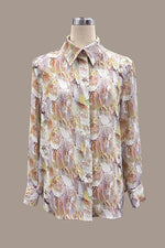 Stretch Georgette:Womanhood Front Fly Shirt