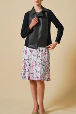 Pink lavender cache-coeur dress (with antistatic petticoat)