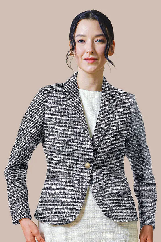 【ラメツイード】テーラードジャケット