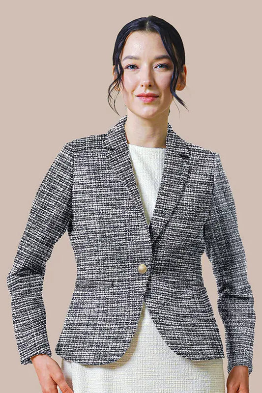 【ラメツイード】テーラードジャケット