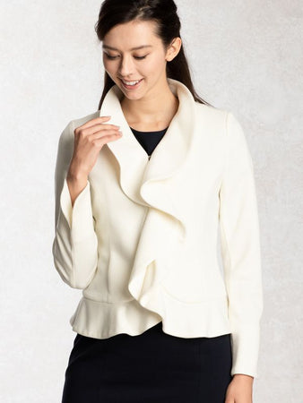 ピュアホワイト コットン ビジュージャケット M 【公式通販】